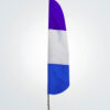 Feather/Flutter Flag W/Pole- Three Color Panels