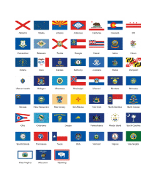 U.S. State Flags Complete Set